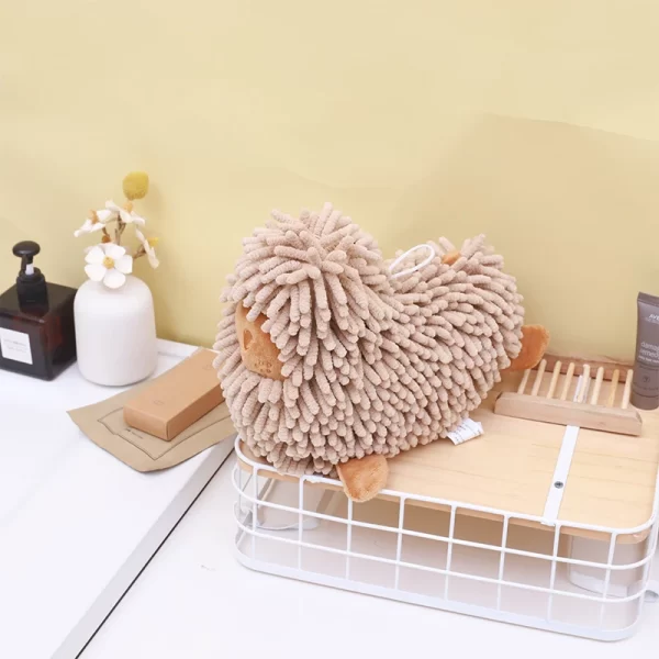 Cartoon Seal Chenille Hand-Wiping Plush Toy - Image 9