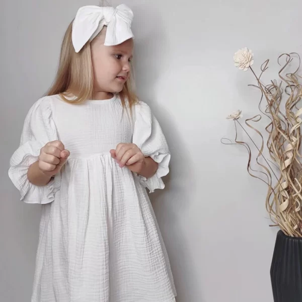 Organic Cotton Girl's Dress - Image 7