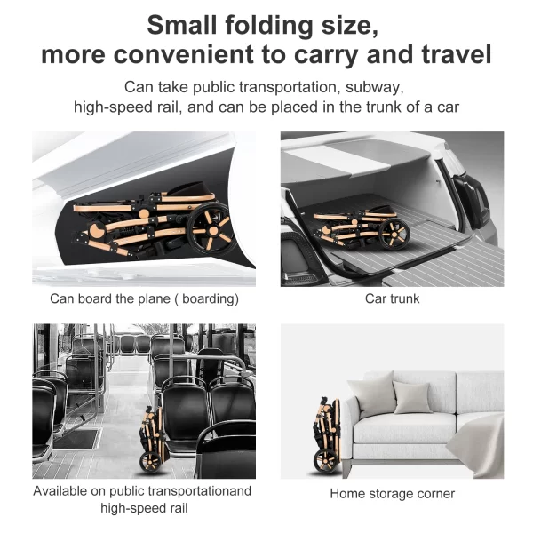2 in 1 Comfort Baby Stroller/Pram - Image 6
