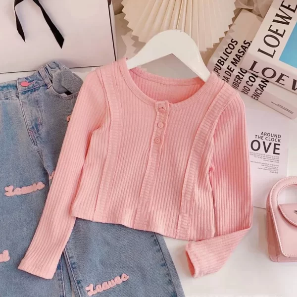 Girl's Fashion Jeans & Top Set - Image 2