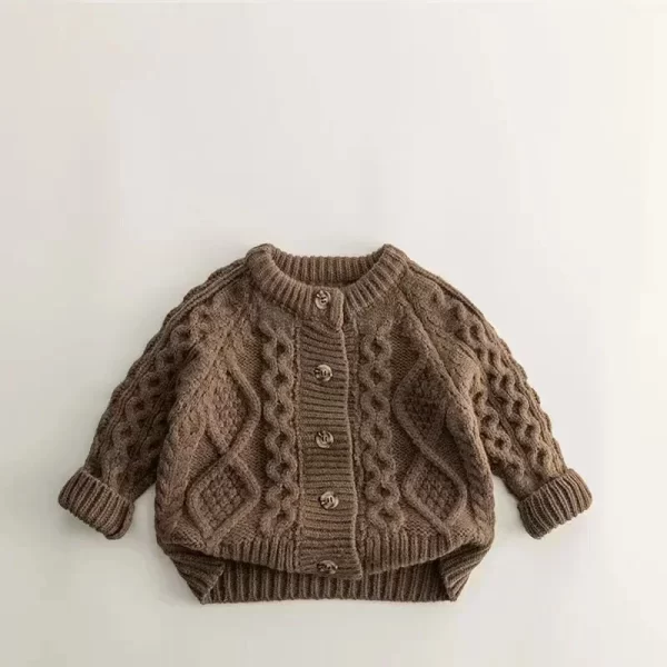 Autumn Children's Sweater Knit Cardigan for Girls/Boys - Image 2