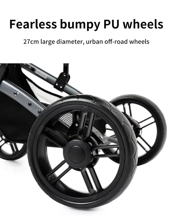2 in 1 Comfort Baby Stroller/Pram - Image 3
