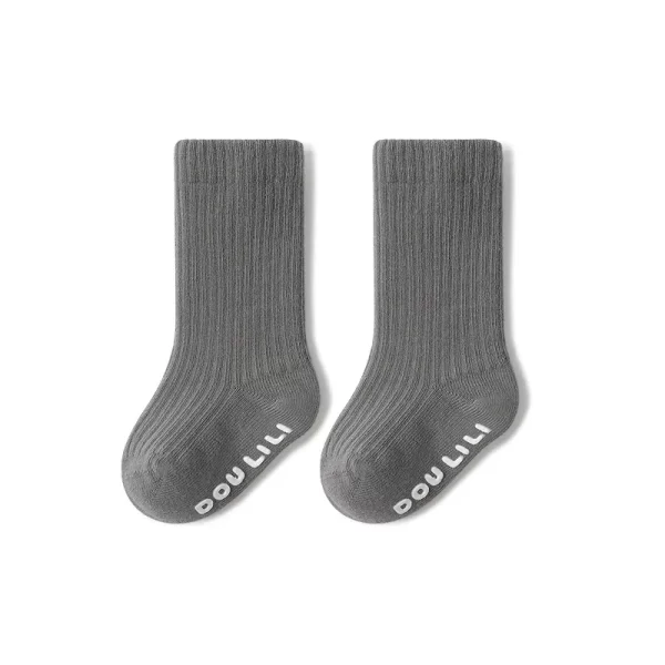 Children's Cotton Socks Knee High Ribbed - Image 11