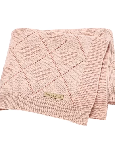 Baby Blankets Knitted Breathable Cotton