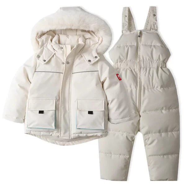 Cozy Winter Kid's Parka Coat Set Girls/Boys
