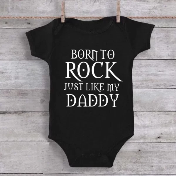 Born To Rock Onesie - Image 2