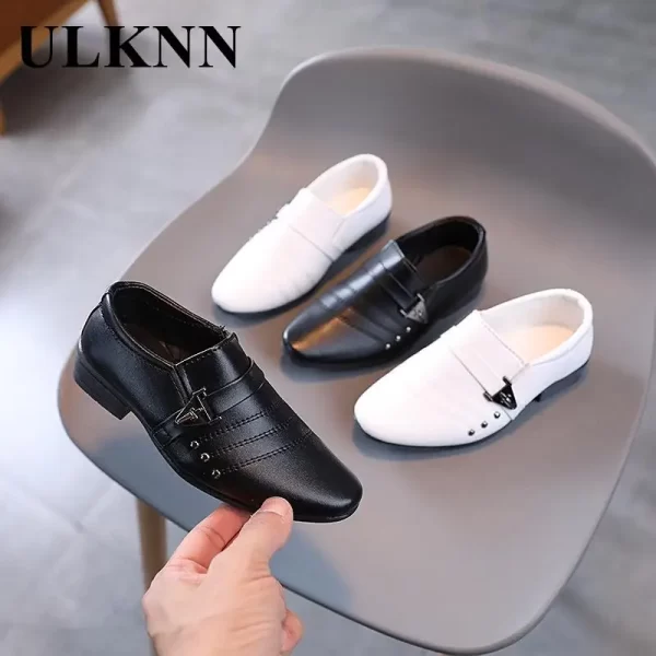 Boy's Leather Dress Shoes - Image 3