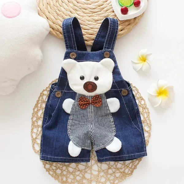 Cute Overall Jean Shorts - Image 8