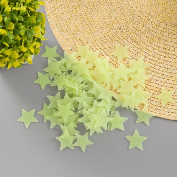 100pcs Luminous Wall Stickers Stars - Image 11