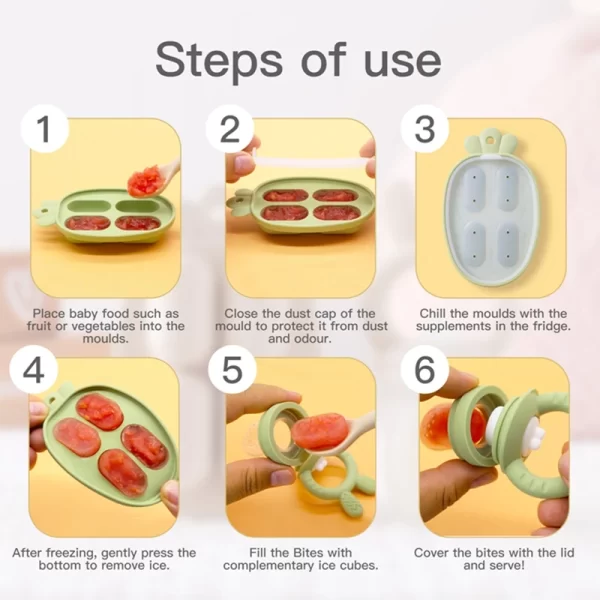 Baby Pacifier Fruit Feeder Food-grade Silicone - Image 5