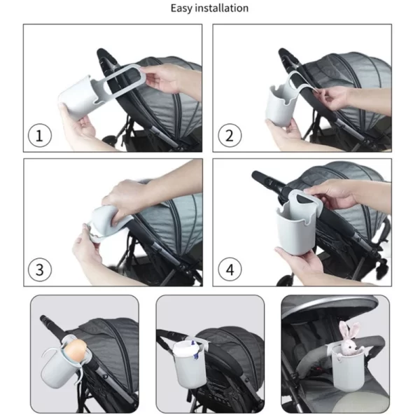 Baby Stroller Cup Holder Storage Bag - Image 5