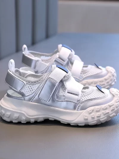 Children's Shoes Bowhead Hollowed-Out Sports Net