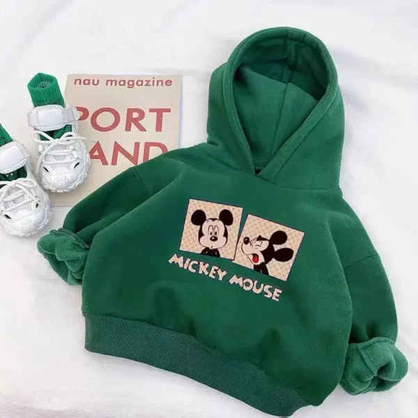 Children's Plush Mickey Hoodie - Image 2