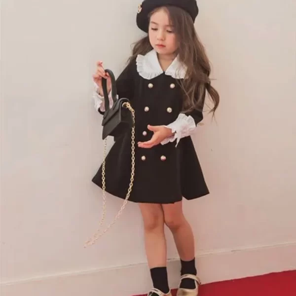 Cute English Style Dress, Girls