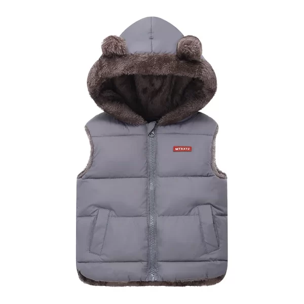 Winter Padded Hooded Vest - Image 6