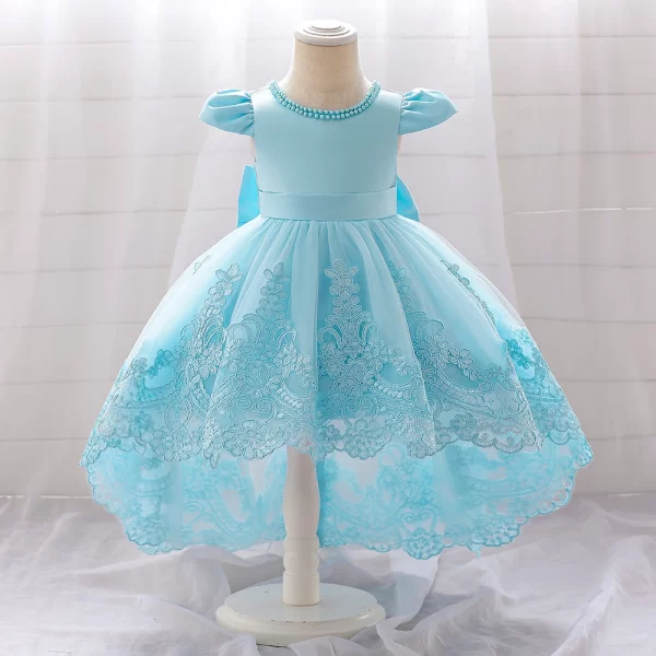 Toddler & Baby Girl's  Infant Bow Lace Party Dresses - Image 8