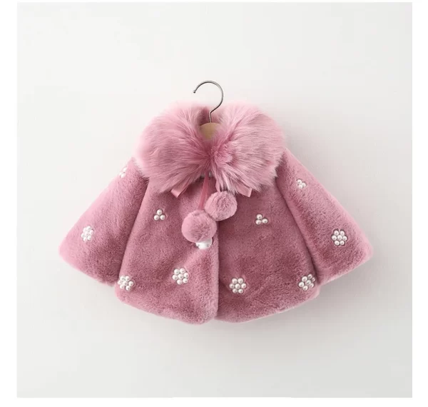 Baby Girl Hooded Cotton-Padded Jacket - Image 7