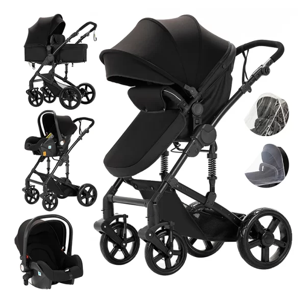 2 in 1 Comfort Baby Stroller/Pram - Image 10