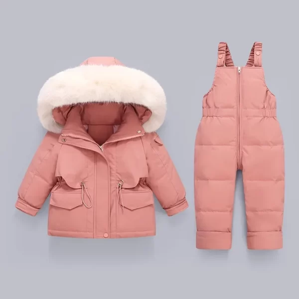 2Pcs Toddler Down Snowsuit 1-4Y - Image 23