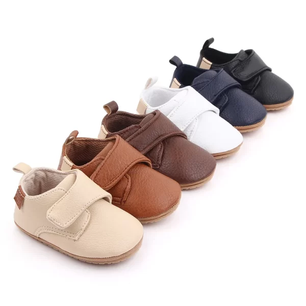 Newborn Baby Boy/Girl Shoes Leather Rubber Sole