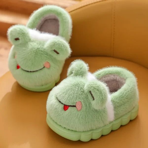 New Children's Plush Animal Slippers - Image 6