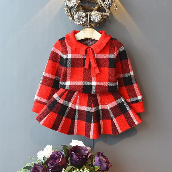 Fall toddler/girl sweaters  knitted set - Image 16