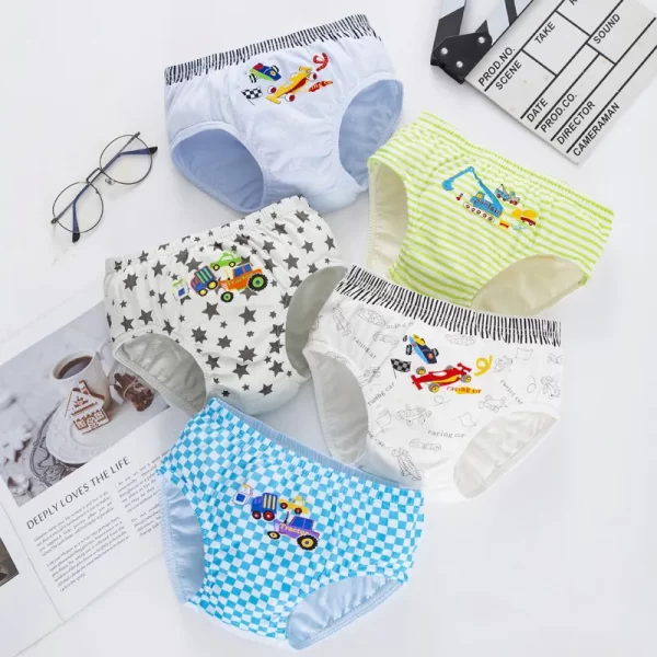 3 Pcs Boy's Underwear Cotton - Image 5