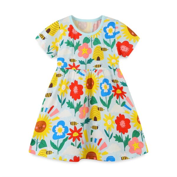 Animal Adventure Baby Girls Short Sleeve Dress - Image 12