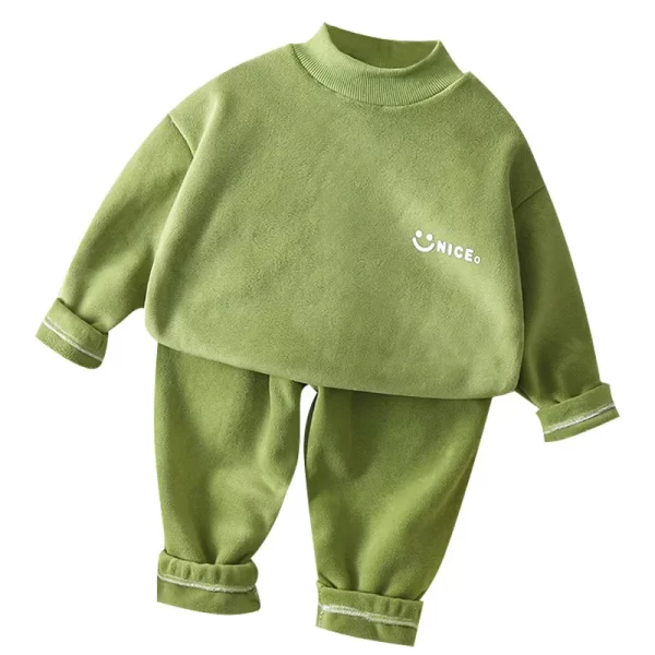 Children's Double Sided Velvet Pajamas - Image 8