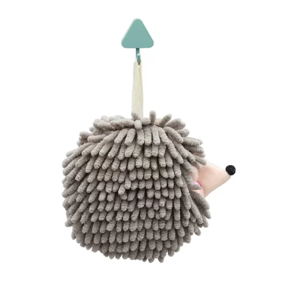 Hedgehog Chenille Hand Ball Soft Towels - Image 12