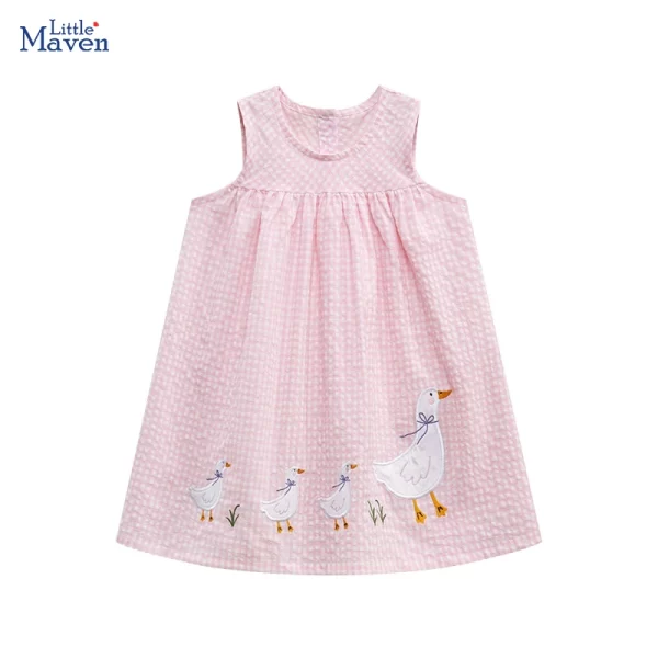 Little Maven 2024 Summer Dress Girls