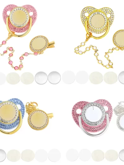 Baby Bling Pacifier/Clip/Holder Personalized