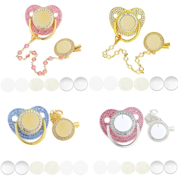 Baby Bling Pacifier/Clip/Holder Personalized