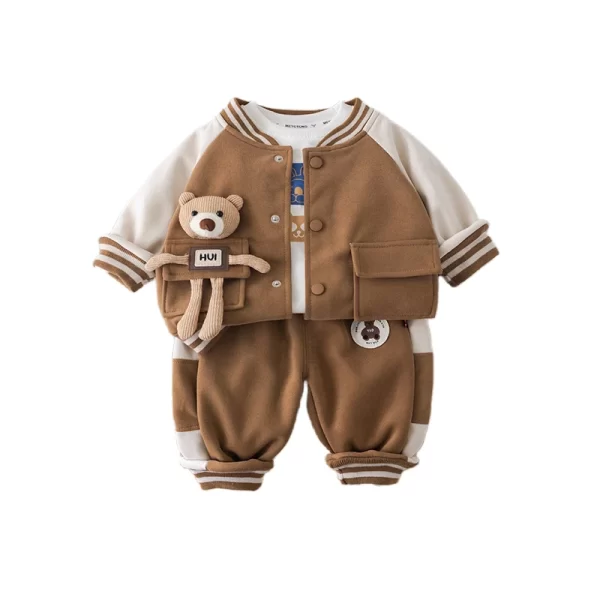 MILANCEL 3Pcs Autumn Kid's Clothes Set - Image 8