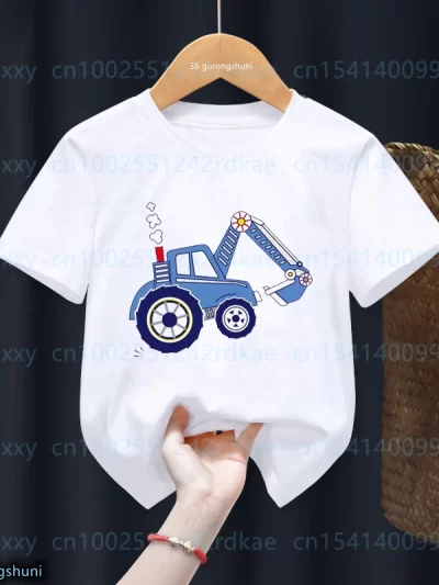 Cute Truck/Tractor T-shirt Boys