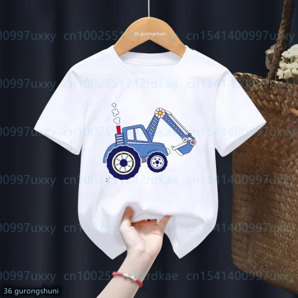 Cute Truck/Tractor T-shirt Boys