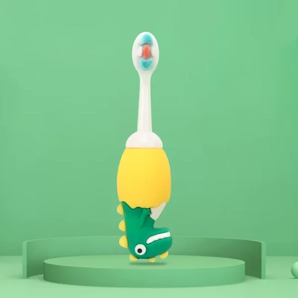 Kids Cartoon Toothbrush Soft Bristles and Anti Slide Handle - Image 4