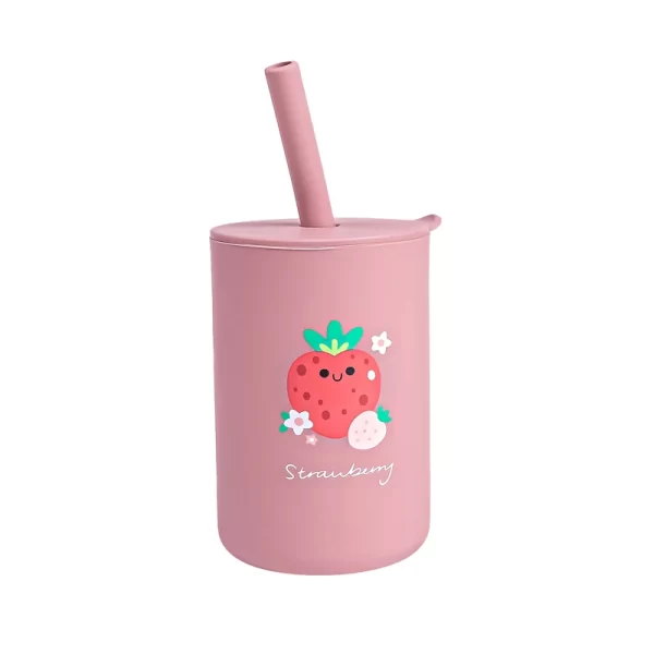 Silicone Sippy Cup with Lid, BPA-free - Image 7