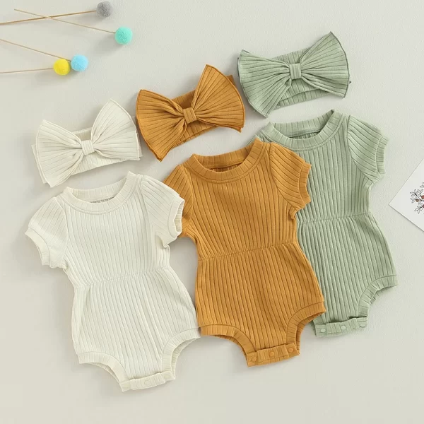 Newborn  Romper  w/Headband