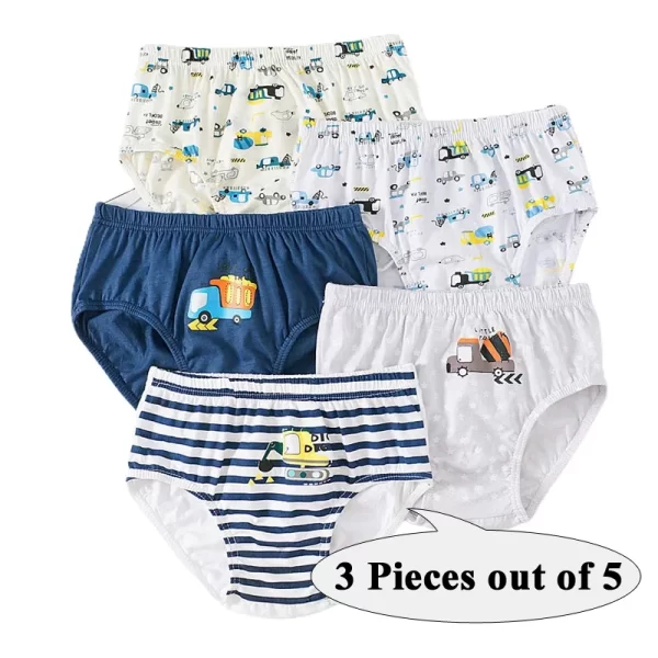3 Pcs Boy's Underwear Cotton - Image 15
