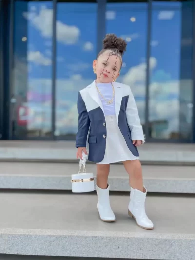 Cute Baby Girls Blazer Jackets 3-8 Year