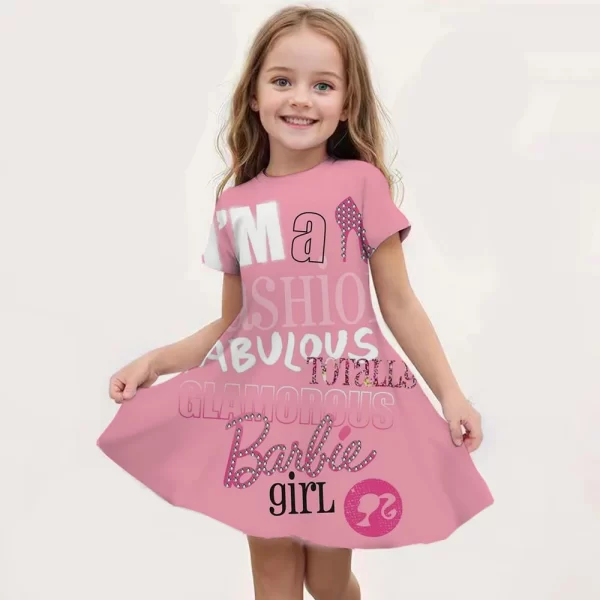 Barbie Dresses Girls Cute 3D Printed - Image 4