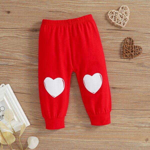Heart Print Baby Suit Set - Image 7