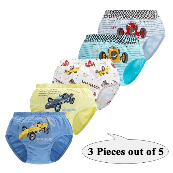 3 Pcs Boy's Underwear Cotton - Image 11