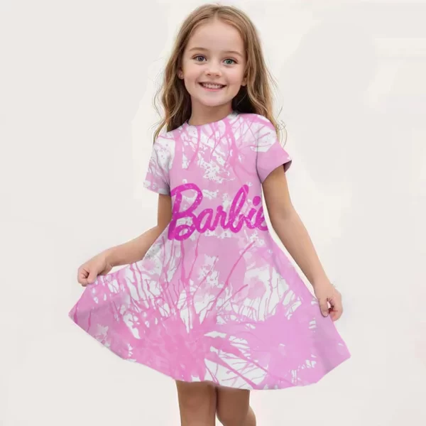 Barbie Dresses Girls Cute 3D Printed - Image 9