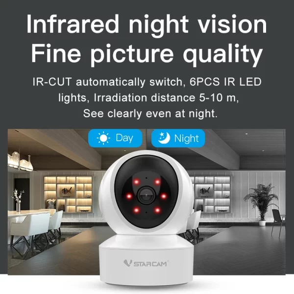 4MP 5g Wifi Wireless Indoor Baby Cam - Image 6