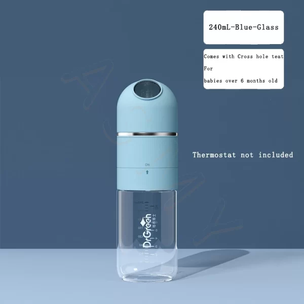 Dr.Green 4S Baby Bottle Wide Mouth Bottle Glass 150mL/240mL - Image 9