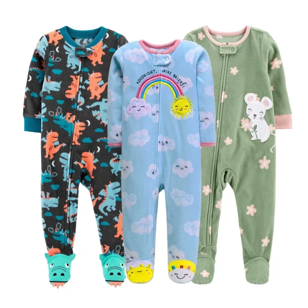 2023 Winter Warm Fleece Fleece Foot - Image 2