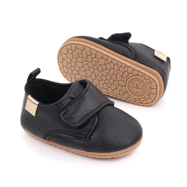 Newborn Baby Boy/Girl Shoes Leather Rubber Sole - Image 6