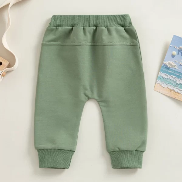 Toddler Baby Boy's Sweatpants Elastic Waist Drawstring - Image 5
